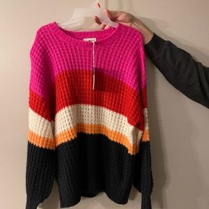 Universal Threads striped knit sweater